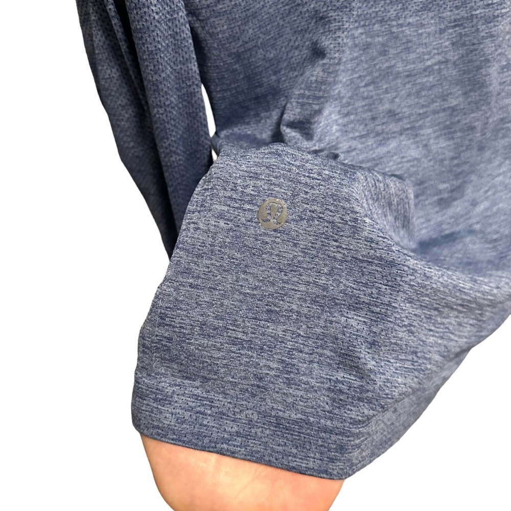 LULULEMON Metal Vent Tech LS 2.0 Silverescent Size Medium Men’s like Swiftly Run - Picture 3 of 7